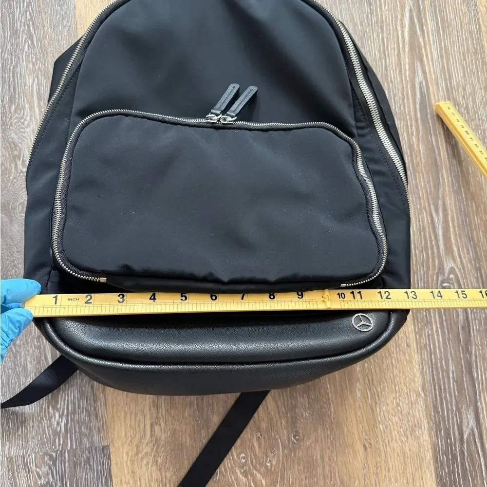 Haerfest x Mercedes-Benz Limited Edition Black Nylon Leather Backpack